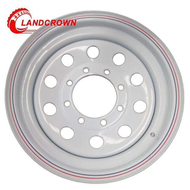 Llantas de acero personalizables de 15 pulgadas para autom&oacute;viles y remolques - M&uacute;ltiples tama&ntilde;os 15x6J, 15x5.5J, 15x4.5J, 15x7J, 15x6.5J, 15x4T - Construcci&oacute;n resistente