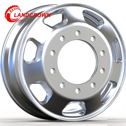 الصين مصنع 22x8.25 حافة نصف شاحنة من الألومنيوم مزورة