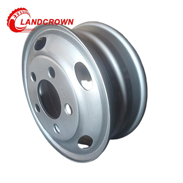 Jante de roue de camion en acier tubeless 17,5x6,75 pour 235/75R17.5