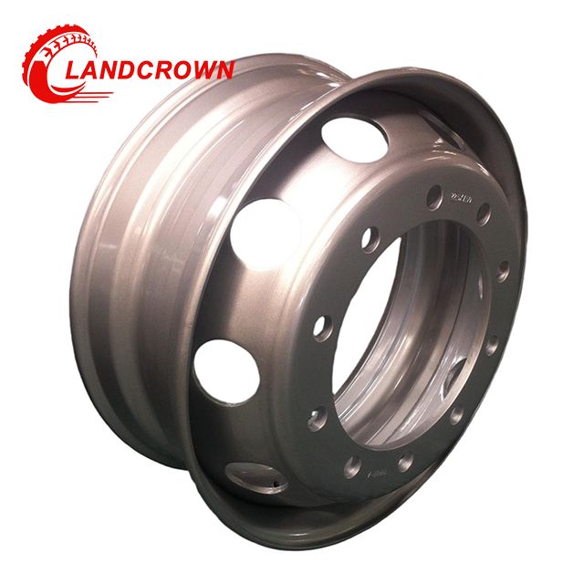 Llanta de rueda de cami&oacute;n de acero sin c&aacute;mara 22,5x7,50 de f&aacute;brica de China