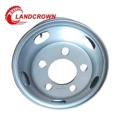 Jante de roue de camion en acier tubeless du fabricant 17.5x6.0 de la Chine