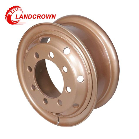 Fabricante de llantas de acero para ruedas de camiones de China, llanta de tubo 8.5-24