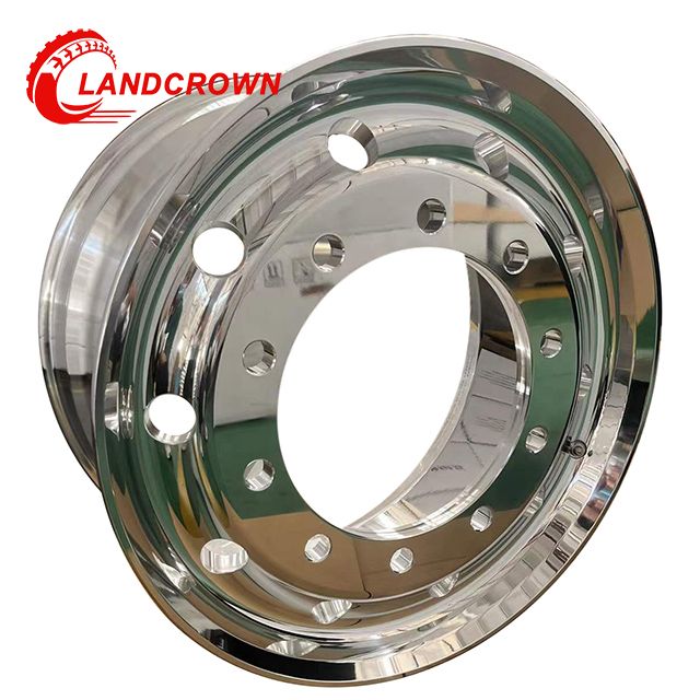 China Neum&aacute;tico 385/65R22.5 con llanta de aluminio forjado 22,5x11,75 para cami&oacute;n