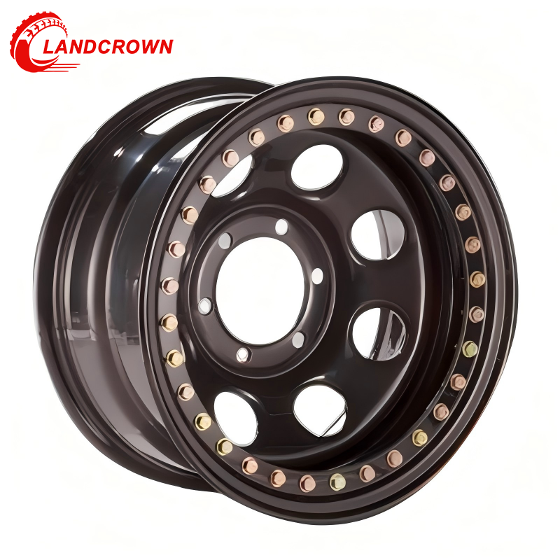 Jante de roue en acier tout-terrain de 15 pouces pour v&eacute;hicules 31x10.50R15 4x4
